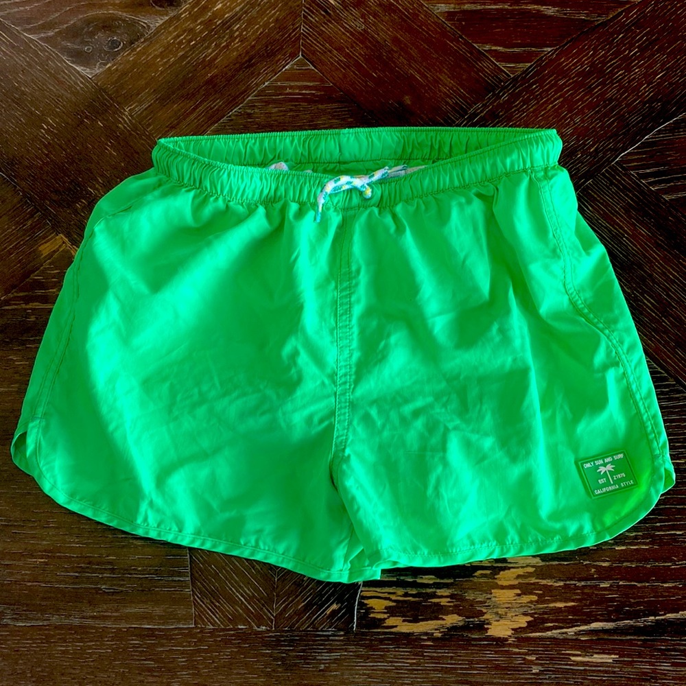 Green swimsuit